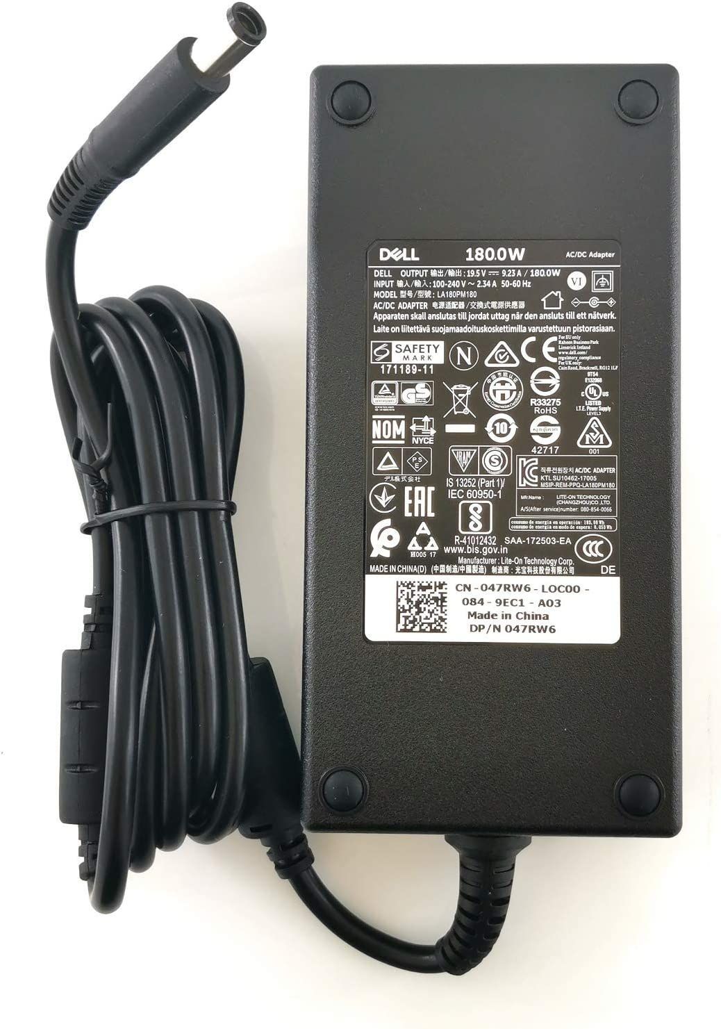 originálne nabíječka adaptér Dell DW5G3 180W 9,23A 19,5V 7,4 x 5mm