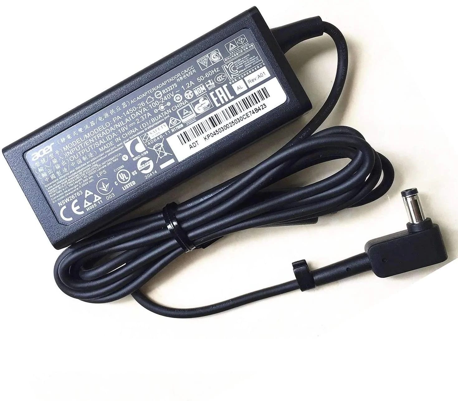 originálne nabíječka adaptér Acer Aspire 3 A311-31 45W 2,37A 19V 5,5 x 1,7mm